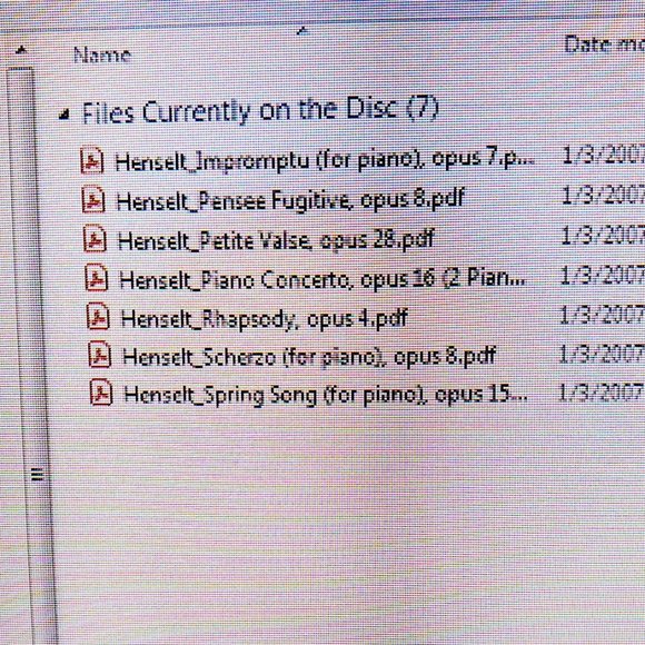 New Debussy + BONUS 6 Composers' Sheet Music Collection for Piano PDF on CD - Picture 7 of 11